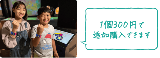 1個300円で追加購入できます